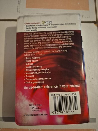 Bailliere's Nurses' Dictionary