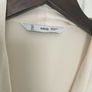 Mango cream satin wrap blouse Image 2