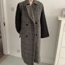 coat byoung herringbone double breast coat (36) oversized 10/12 Image 2