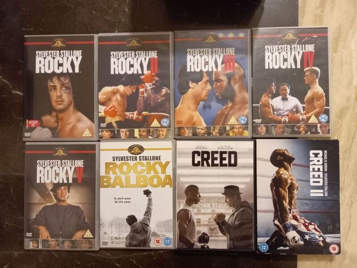 Sylvester Stallone Dvd Collection Bundle Action Drama Rocky Rambo CREED Expendables Etc