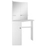 Corner Dressing Table Cosmetic Table Make-up Table White Image 4