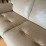 Cream leather couches for sale Image 6