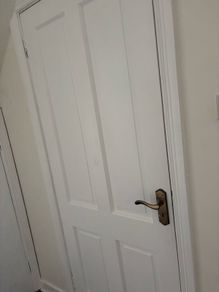 white door