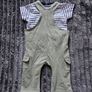 Brand-New Jojo Maman Bebe Dungaree Set with T-Shirt Image 8