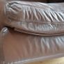 2 Seater Italian Leather Couch Image 2