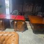 Thomas Chippendale Lions Head Carved Twin Pedestal Partner Desk+ chair+ table Image 8