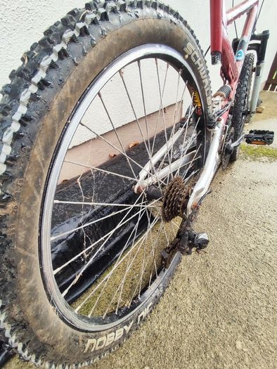 Four-bike bundle - two 24-inch Apollo and two 26-inch adult bikes