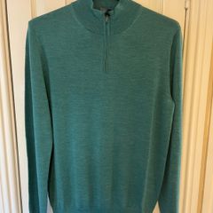 Merino Wool 1/4 Zip Size S