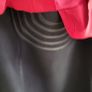 KAREN MILLEN colour block burgundy and black silk layered dress Sz 12 - Bnwt Rrp 195 Sterling Image 7