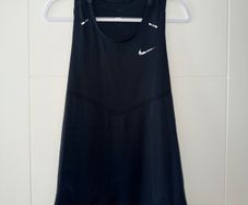 Nike Men's DRI-FIT Black Running Vest - size large