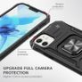 Luxury Armour Case for iPhone 11 12 Pro Max XR Shockproof Cover Car Stand Ring Image 3