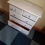 solid pine chest of drawers 3 large drawers and 2 small drawers Image 3