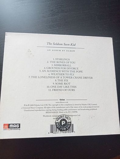 Elbow - The Seldom Seen Kid CD