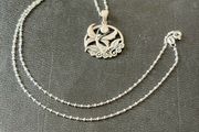 silver necklace