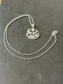 silver necklace