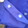 Purple Vintage 80s Sporting Dress high ruffle collar size medium Postage included Image 7