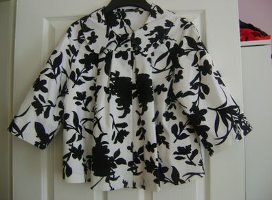 Black & White Short Jacket