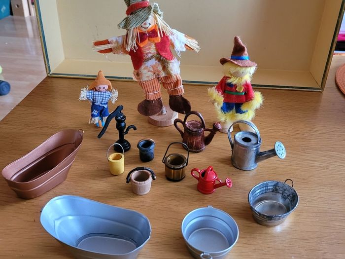 Miniature gardening items/ tools for dolls house - or fairy garden