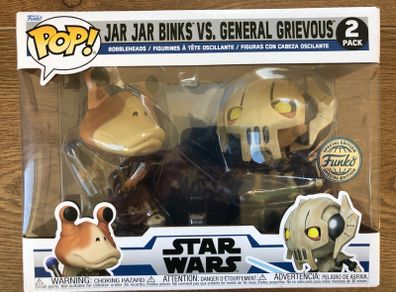Funko Star Wars: Jar Jar Binks vs General Grievous (2 Pack)