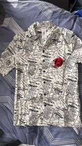 Marvel Avengers Comic Book Print Button Up Shirt
