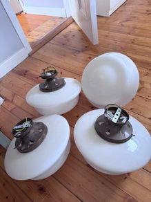 4 ceiling lights (schoolhouse) from mullan lighting