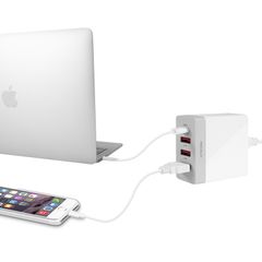 Macally HOME72UC-UK , 72W 4 port USB-C/USB-A wall charger