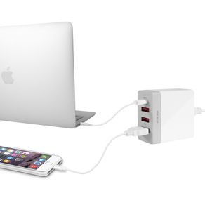 Macally HOME72UC-UK , 72W 4 port USB-C/USB-A wall charger