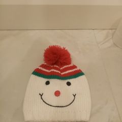 Kids Christmas handknit hat