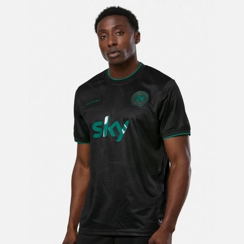 Irish stealth black rare soccer jersey
