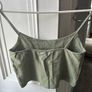 Khaki Crop Top / Size L Image 3