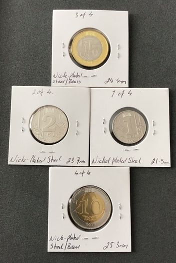 Moldova Four Coin Commemoration Set