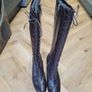 100% leather boots M&S size 5 Image 2