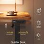 Electric Standing Desk, Height Adjustable Desk, Sedentary Reminder, 4 Memory Heights, for Home Office, 120 x 60 cm, Rustic Brown Image 6