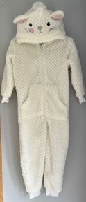 V by Very ivory cat hood Onesie Size 2-3 EUC