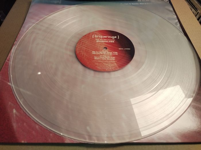 Mijk Van Dijk Presents Microglobe - High On Hope - Brique Rouge - 12" Records Limited Edition Clear VINYL!