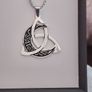 Celtic Moon Trinity knot pendant Image 3