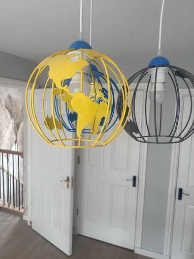 Hanging ceiling lamp three colours