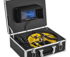 Sewer Camera, Pipe Inspection Camera 30M, Sewer Inspection Video Camera 7"Monitor Pipeline Inspection Camera Drain Camera Industrial