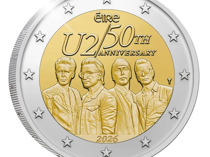 U2 Proof Coin Limited to only 5000 coins