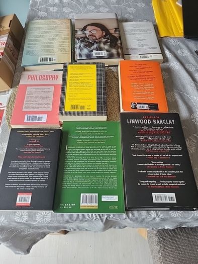 Nine books new/excellent condition