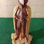 Vintage Knight Fireside Companion Guard/ Cast iron and enamel Image 2