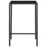 5 Piece Garden Bar Set Poly Rattan Brown Image 3