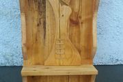 Rustic Driftwood Couple Floating Shelf