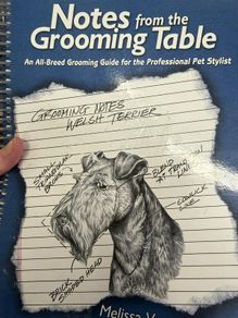 Dog grooming notes.
