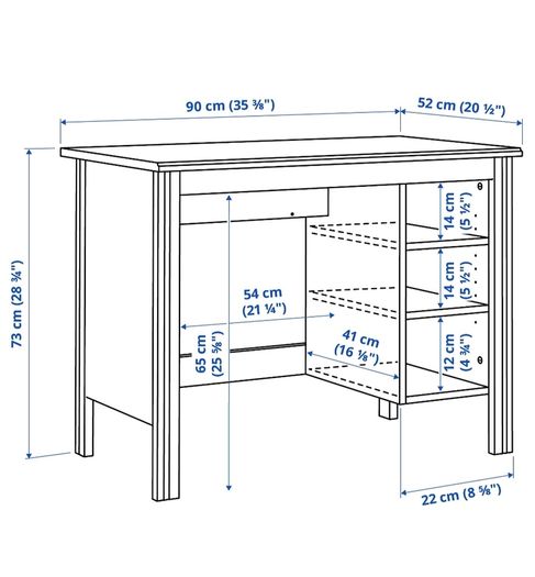 Ikea brusali desk