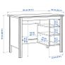 Ikea brusali desk Image 4