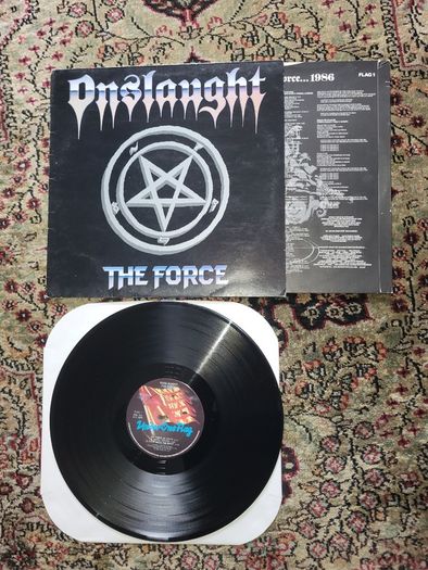 Onslaught: The Force  LP first pressing