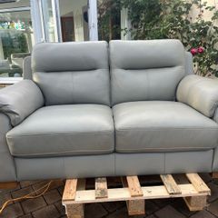2 seater leather sofa