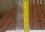 old glass Lucozade bottle