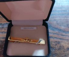 Gold plated tie pin